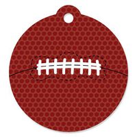 End Zone - Football - Baby Shower or Birthday Party Favor Gift Tags (Set of 20)