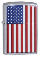 Zippo 29722 Patriotic Street Chrome Lighter
