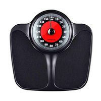 Lcxliga Large Dial Highly Accurate Digital Body Weight Scale,Cold Rolled Steel Body,Measures Weight Up to 350 Lbs