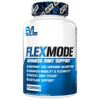 Evlution Nutrition Flex Mode, Advanced All-in-One Joint Support, Mobility and Pain Relief, Glucosamine, Chondroitin, Turmeric, MSM, Boswellia, Hyaluronic Acid (90 Capsules)
