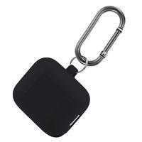 MChoice❤️for AirPods Silicone Case Cover Protective Skin for Apple Airpod Charging Case (Black)