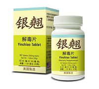 Yinchiao Tablet Herbal Supplement Helps Cold, Flu, Sore Throat, Fever, Thirst, Aching Shoulders & Neck, Bodily Pains, Headache, Cough, Ear Infection and more 60 Tablets 500mg/each Made In USA