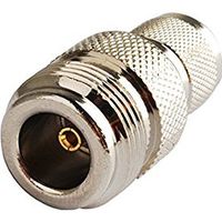 N Jack with Female Basket in to Mini UHF Plug with Male Center Pin in Adapter High Quality Ships From USA