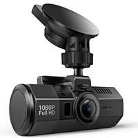 Crosstour Dash Cam 1080P FHD DVR Car Dashboard Camera Video Recorder for Cars Super Night Vision, 170° Wide Angle, HDR, Time Lapse, Motion Detection, Loop Recording and G-Sensor