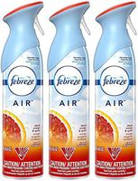 Febreze Air - Air Freshener Spray - Blood Orange & Spritz - Net Wt. 8.8 OZ (250 g) Per Bottle - Pack of 3 Bottles