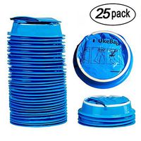 Emesis Bag, Disposable Vomit Bags, Aircraft & Car Sickness Bag, Nausea Bags for Travel Motion Sickness (25)