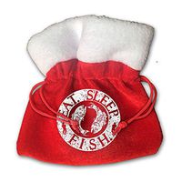 Eat Sleep Fish Repeat Retro Washed Dyed Santa Clause Christmas Gift Bags Drawstring Bag Candy Bag For Children Holiday Wrapping Goodie Bags Party Favors