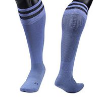 Meso Children's 1 Pair Ultra Comfortable Lightweight and Breathable Knee High Sports Crew Socks Performance Sports Long Socks Size XS(Light Blue)