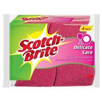 Scotch-Brite153; Delicate Care Cleaning Sponges - 4pk Blue