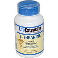 Life Extension L-theanine 100mg Capsules, 60-Count