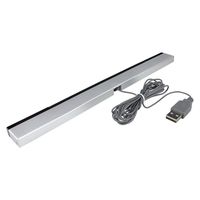 SunTrade Wii Sensor Bar USB Replacement [Wii / Wii U] Nintendo Wired Powered by USB Cable