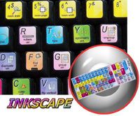 NEW INKSCAPE KEYBOARD STICKER