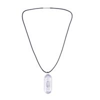 UKCOCO for Xiaomi Mi Band 3 Necklace, DIY Stainless Steel Pendant Smart Band Strap Replacement Accessories for Xiaomi Mi Band 3 (Silver)