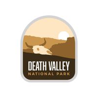Vagabond Heart Death Valley National Park Weatherproof Vinyl Sticker