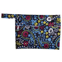 Menstrual Pads Bag, Waterproof Reusable Mini Wet Bags Pouch with Zippered Fits Female Used for Menstrual Pad Sanitary Napkin Menstruation Kit(WSDD2)