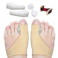 Bunion Corrector & Bunion Relief Kit - Cure Pain in Big Toe Joint, Tailors Bunion, Hallux Valgus, Hammer Toe, Toe Separators Spacers Straighteners Splint Aid Surgery Treatment
