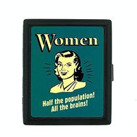 Perfection In Style Metal Cigarette Case Vintage Housewife Design 019
