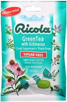 Ricola Sugar Free Cough Drops Green Tea with Echinacea 19 Each (Pack of 3)