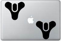 Destiny Logo HenryDecalZD0983 Set Of Two (2x) , Decal , Sticker , Laptop , Ipad , Car , Truck