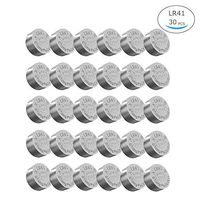 Esonstyle 30pcs LR41 AG3 Battery 1.5 Volt Coin Battery LR 41 Coin Button Cell (30PCS-LR41 AG3-30pcs)