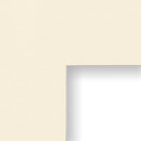 Craig Frames B507 20x24-Inch Mat, Single Opening for 16x20-Inch Image, Soft Cream with Cream Core