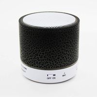 Mini Wireless Portable LED Bluetooth Speaker for iPhone iPod and Android System Equipment(Black)