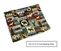Heating Pad Replacement Cover, Fits 12 X 15 Electric Heating Pads Cotton Flannel (Outdoorsy)