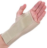 Bilt-Rite Mastex Health 7 Inch Left Wrist Splint, Beige, Medium
