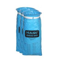 Blue Emesis Bags, Disposable Vomit Bags, 1000ml (24 Pack)