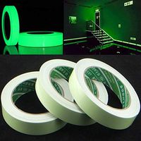 AGUIguo Luminous Tape Adhesive Tape, 118 inch Long 0.4inch/ 0.6inch /0.8 inch, Safety Egress Markers Stairs/Walls/Steps/exit Sign/Glowing pro Theatre Stage Floor (118 x 0.8inch)