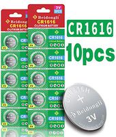 Beidongli CR1616 3 Volt High Capacity Lithium Coin Battery (10 PCS)