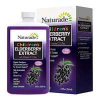 Naturade Children's Elderberry Extract Syrup with Vitamin C & Zinc, 8.8 fl oz (260 ml)