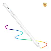 SURITCH Active Stylus Pen Rechargeable 1.5mm Fine Point Digital Electronic Smart Pen with Artists Glove Compatible with iPad iPhone Samsung Kindle Android Tablet and Other Touch Screen Devices-White