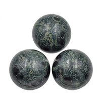 AD Beads Natural Gemstone Harmony Round Ball Crystal Healing Sphere Massage Rock 20~50mm (19 Kambaba Jasper, 30mm)
