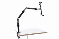 Sincerus Hold up to 4.5 lb Tablet Stand Easy-Lock Holder, Padded Holder, for iPad Air Mini, Galaxy Tab and Windows, Android Tablets (black01)