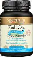Spectrum Essentials Fish Oil, 1000 mg, 100 Softgels