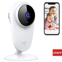 Victure 1080P FHD Baby Monitor Pet Camera 2.4G Wireless Indoor Home Security Camera with Two-Way Audio Motion Detection Night Vision for Baby/Pet/Nanny/Elderly Compatible with iOS & Android System