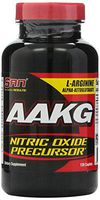 SAN Nutrition AAKG L-Arginine Alpha-Ketoglutarate Nitric Oxide Precursor Pre-Workout Supplement, 120 Count