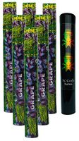 Herb Airtight Tube Pocket Protector with Cyclones Grape Hemp Cones 6 Count DC Crafts Nation- Rasta Skull