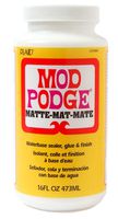 Mod Podge Waterbase Sealer, Glue and Finish (16-Ounce), CS11302 Matte Finish (Single pack)
