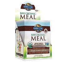 Garden of Life Meal Replacement Chocolate Powder, 10ct Tray, Organic Raw Plant Based Protein Powder, Vegan, Gluten-Free