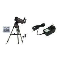 Celestron NexStar 127SLT Mak Computerized Telescope (Black) &  18778 AC Adapter (Black)