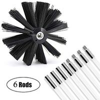 Cinhent Flexible Dryer Vent Duct Cleaning, Kit Lint Remover, Extends Up to 12 Feet, Synthetic Brush Head, Use with or Without a Power Drill