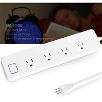 WiFi Smart Power Strip, Lonwing Smart Home Multi-Function Socket for Remote Wireless Phone APP Timing and Alexa Voice Control Power Supply(1-Pack)