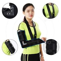 Arm Sling Elbow Shoulder Padded Support Brace Humerus Brace Splint Medical Grade Quality Breathable Lightweight Fabric Comfort Fit Helps Support & Elevate Arm Injury Recovery Pre/Post Surgery (L)