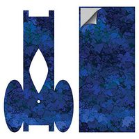 MightySkins Skin Compatible With Kandypens Slim Battery w/USB Charger - Blue Ice | Protective, Durable, and Unique Vinyl Decal wrap cover | Device Not Included - This Is A Skin