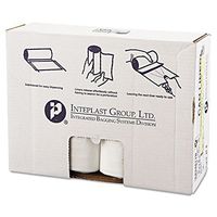 High-Density Can Liner, 43 x 48, 60gal, 17mic, Clear, 25/Roll, 8 Rolls/Carton