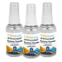SkinSmart Eczema Therapy Removes Bacteria, so Your Skin Can Heal, Travel Size 2 Ounce Spray (Pack of 3)