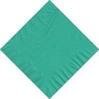 50 Plain Solid Colors Luncheon Dinner Napkins Paper - Teal