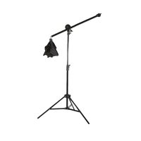 Fovitec StudioPRO Photography Studio Lighting Boom Arm Kit With Light Stand and Sandbag